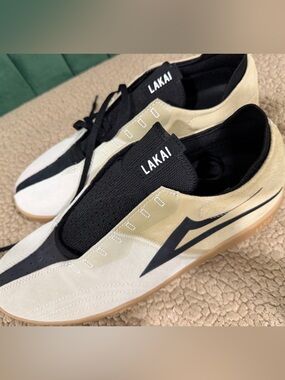 Lakai Skateboard Shoes Mod Cream Suede